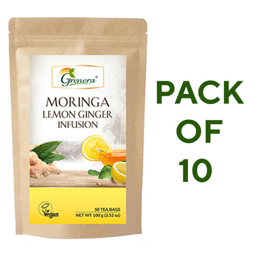 Moringa Lemon Ginger Infusion 50 Tea Bags