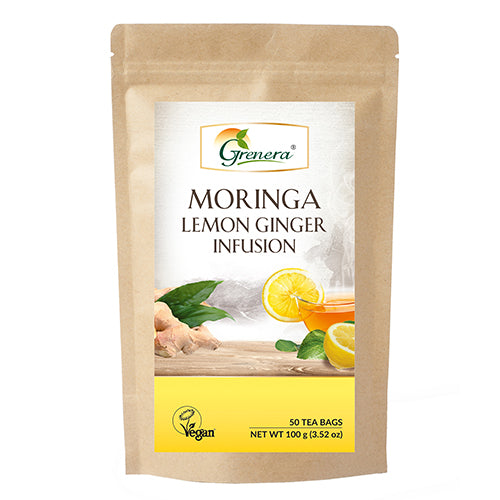 Moringa Lemon Ginger Infusion 50 Tea Bags